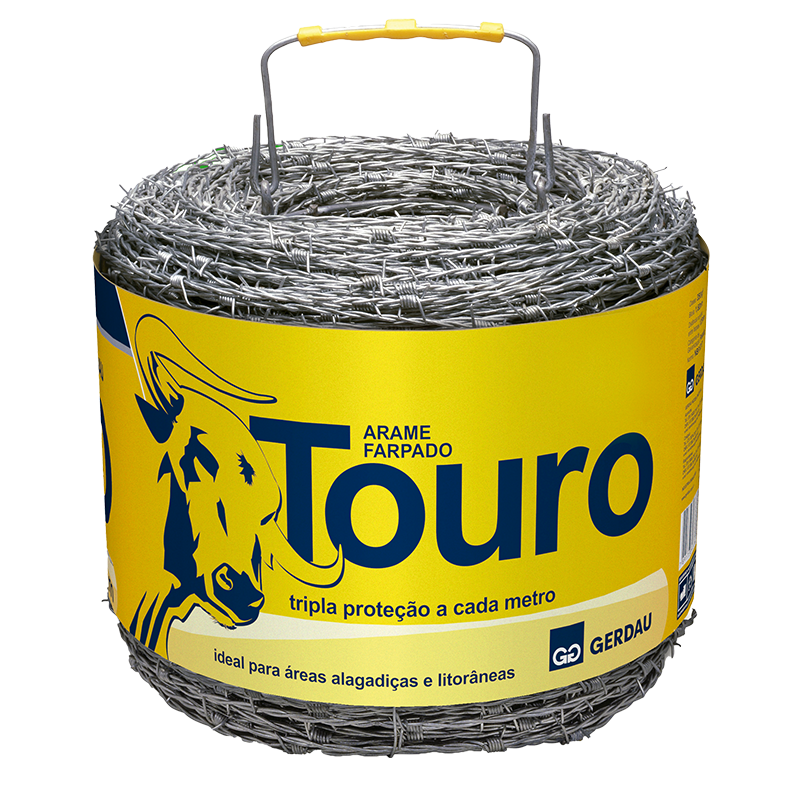 ARAME FARPADO TOURO 1,6MM 250MT PL - GERDAU