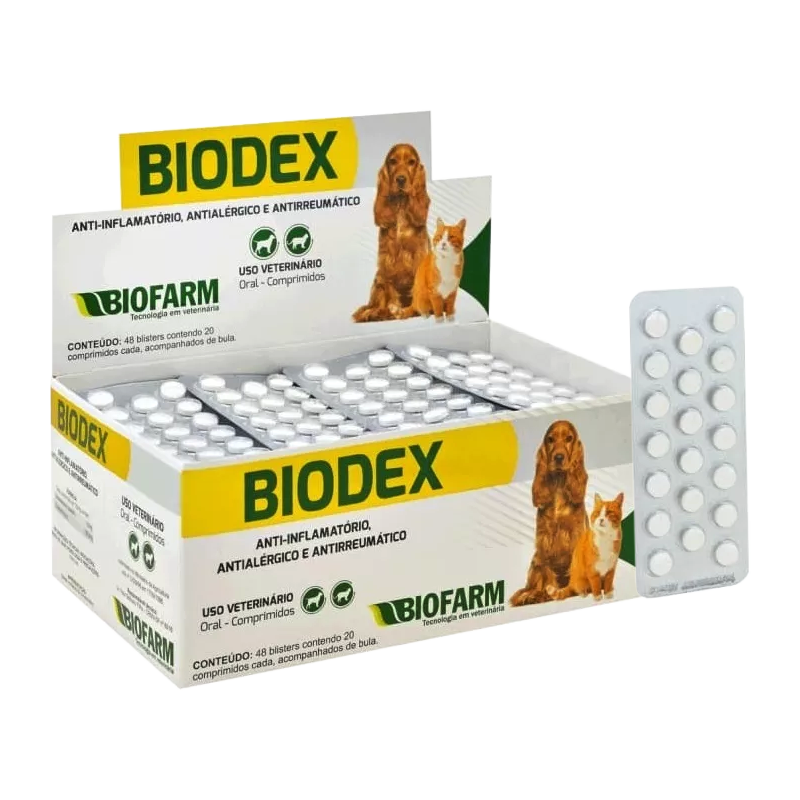 BIODEX DEXAMETASONA 0.5 MG EMBALAGEM HOSPI 48X20 COMPRIMIDOS