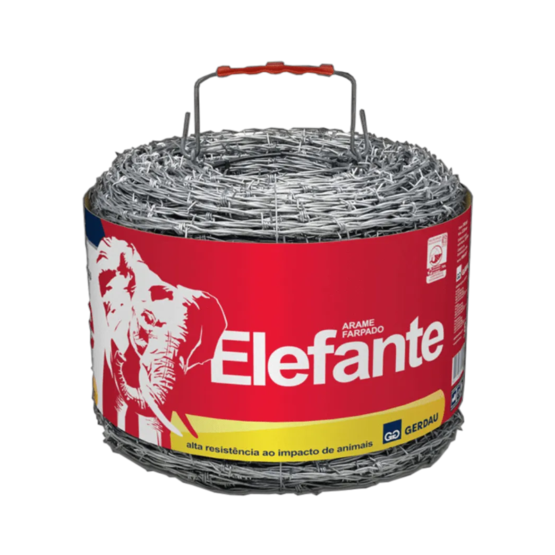 ARAME FARPADO ELEFANTE NOVO 2,2MM 400MT PL - GERDAU