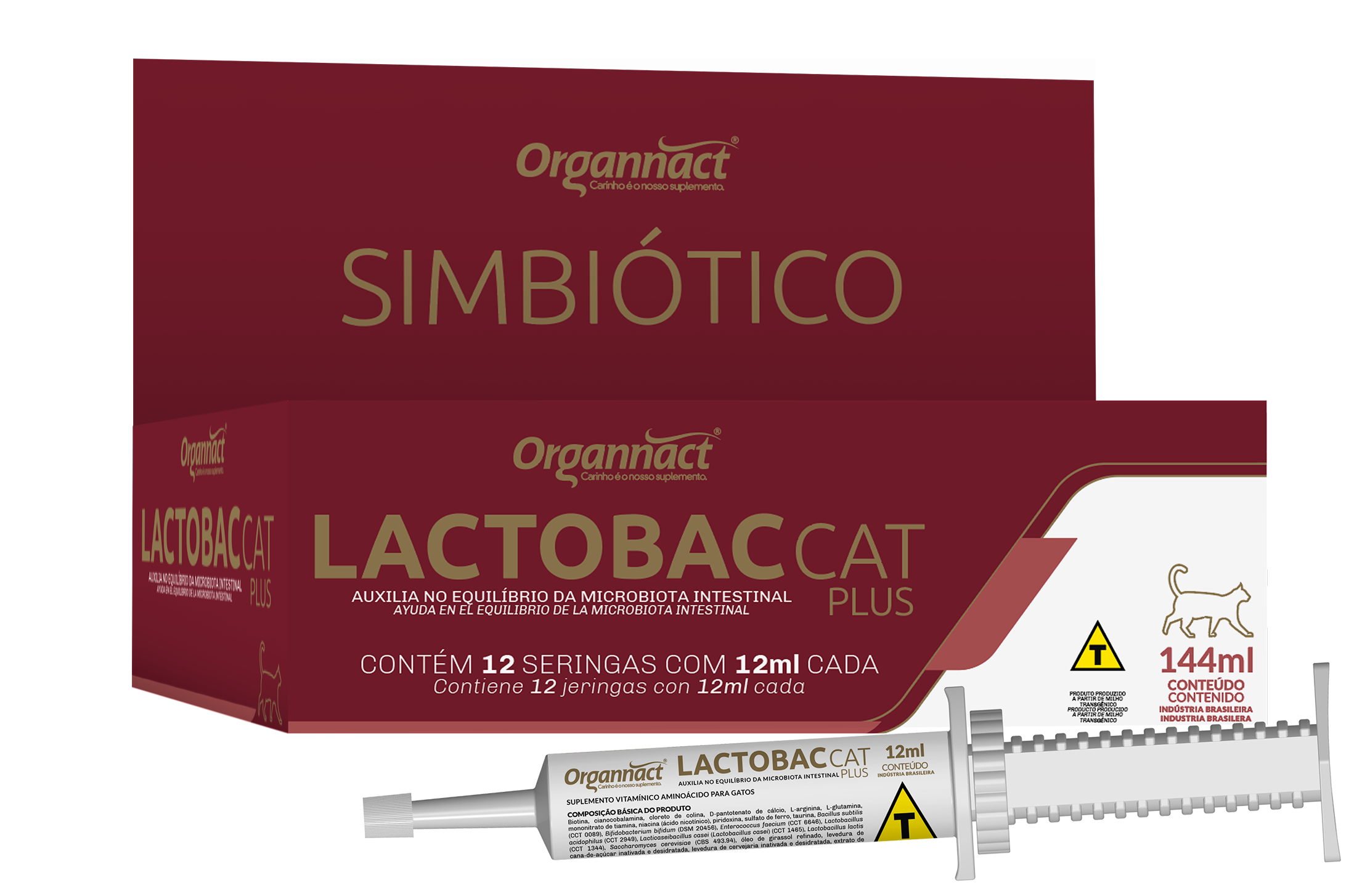 LACTOBAC CAT PLUS DISPLAY 12X12ML