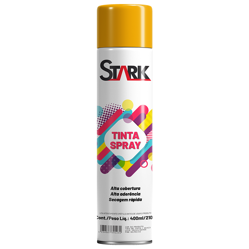 TINTA SPRAY STARK AGRICOLA AMARELO NEW HOLLAND 400ML