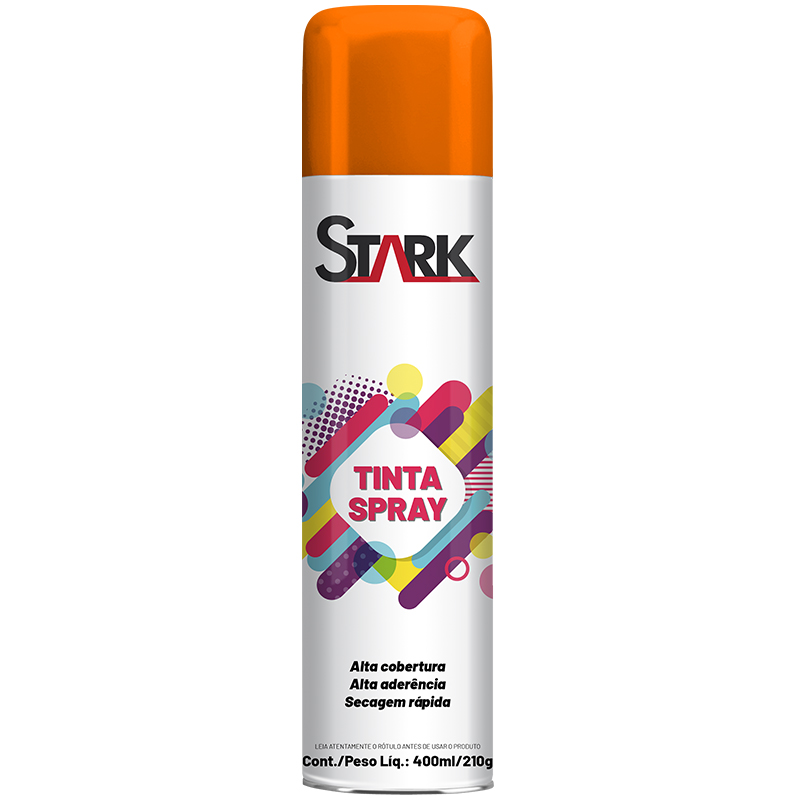 TINTA SPRAY STARK LUMINOSA LARANJA 400 ML