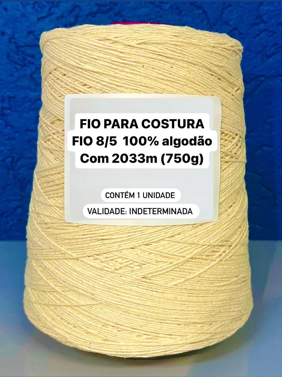 FIO 8.5 ALGODAO - 2.033 MTS - 750 GRAMAS