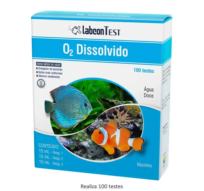 LABCON TEST O2 DISSOLVIDO  - 100 TESTES
