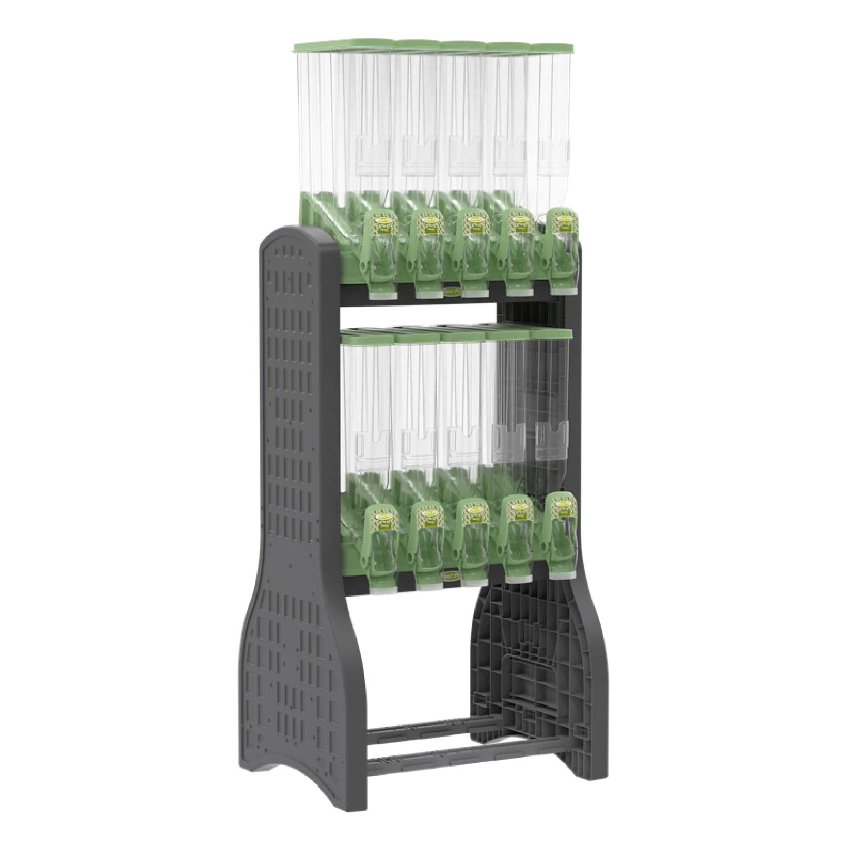 MOVEL DISPENSER PRO 10 X 25 LITROS - VERDE OLIVA