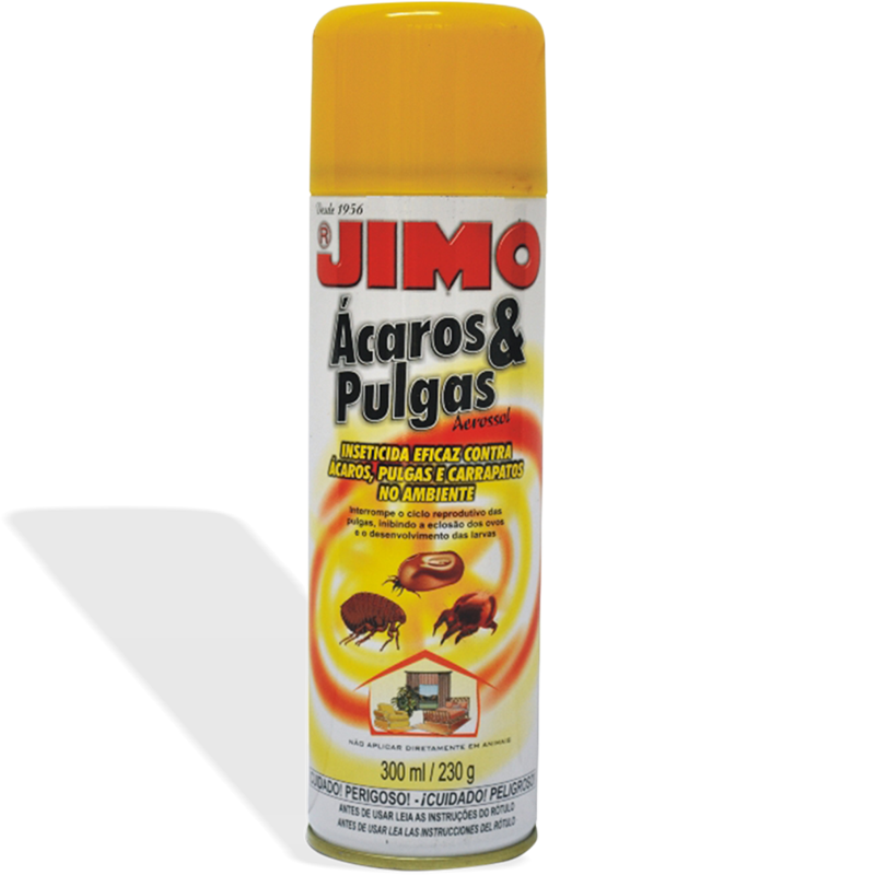 JIMO ACARO E PULGAS AEROSOL 300 ML