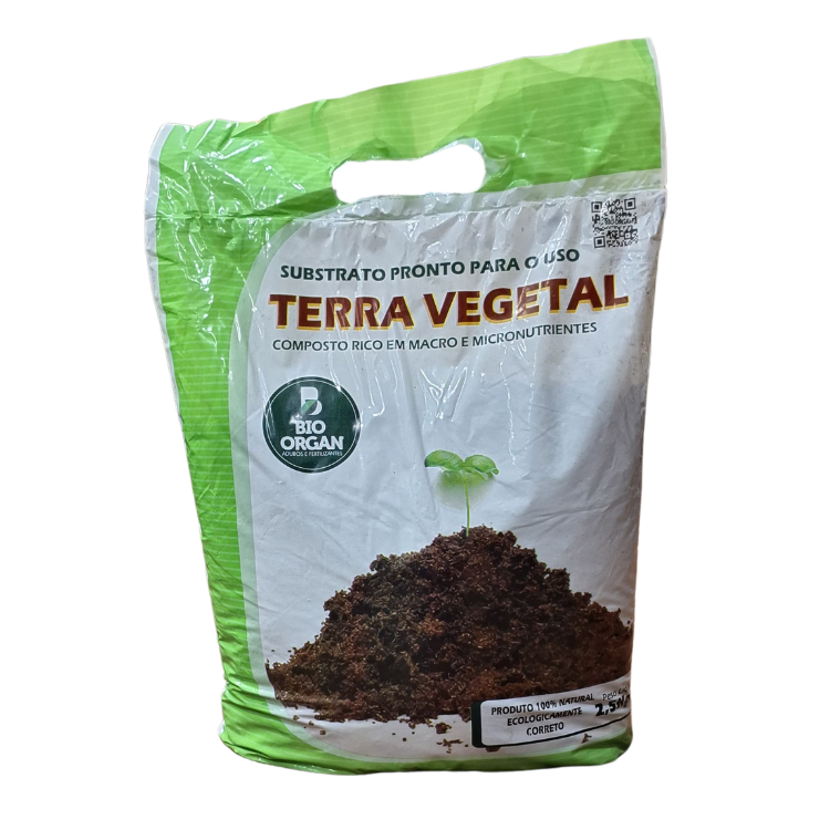 SUBSTRATO TERRA VEGETAL 2,5 KG