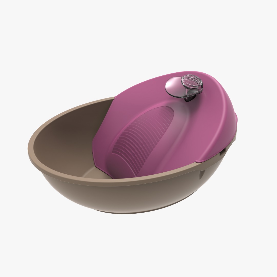 BEBEDOURO E PURIFICADOR DE AGUA GOLD/ROSA BIVOLT