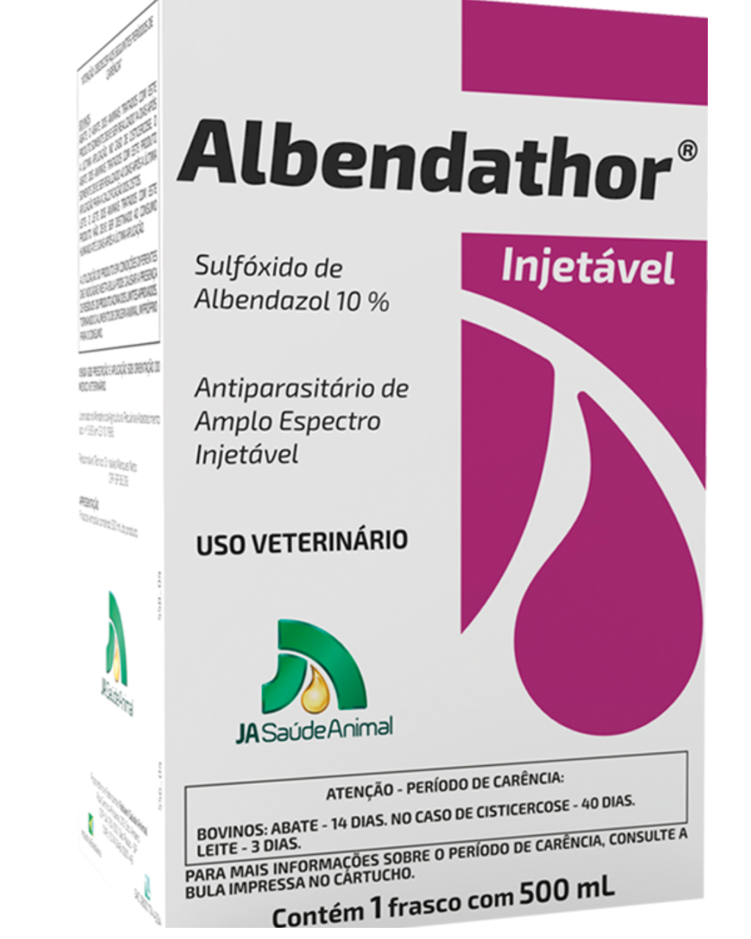 ALBENDATHOR 10% INJETAVEL 500 ML