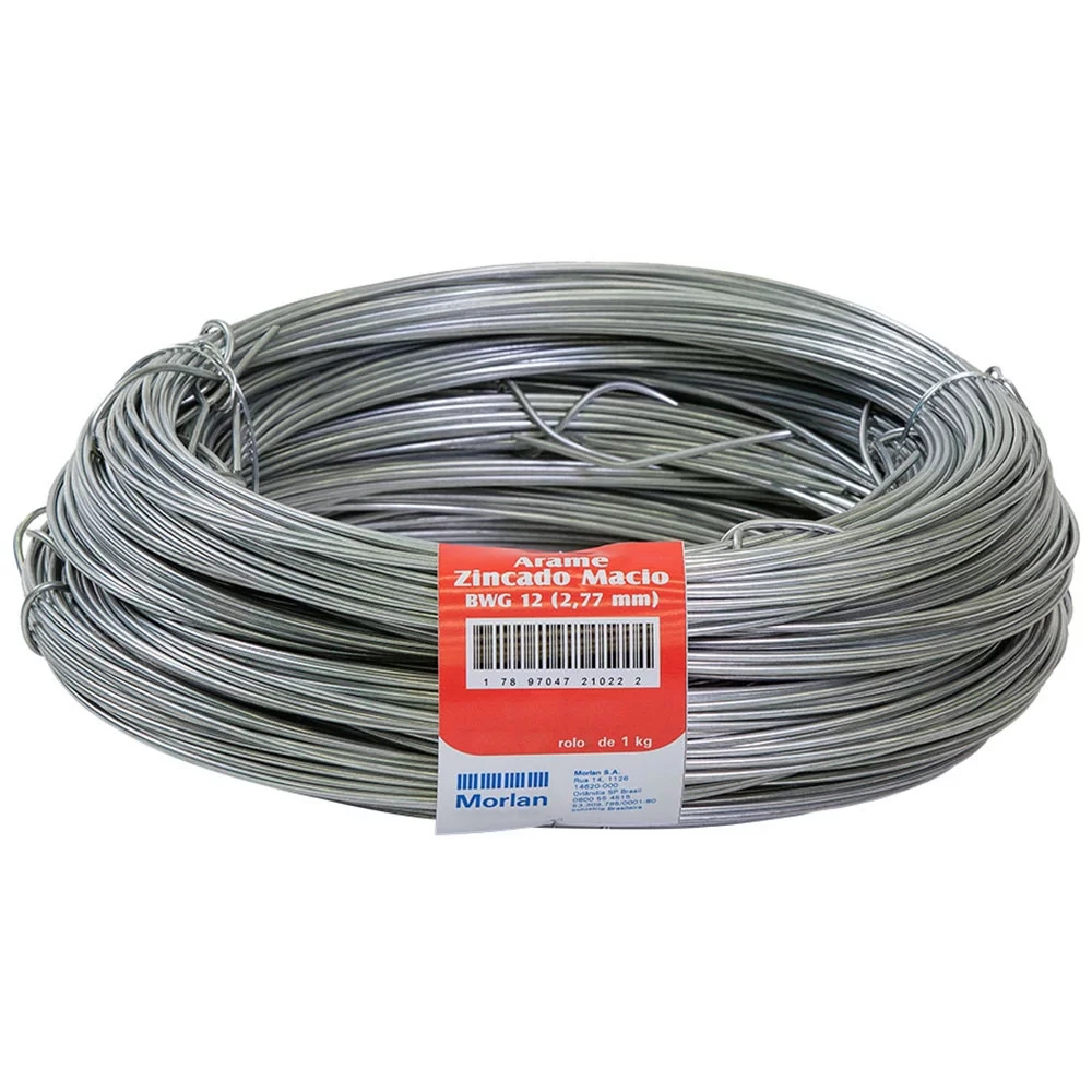 ARAME ZINCADO MACIO BWG 12 COMERCIAL 10X1 KG S.E.