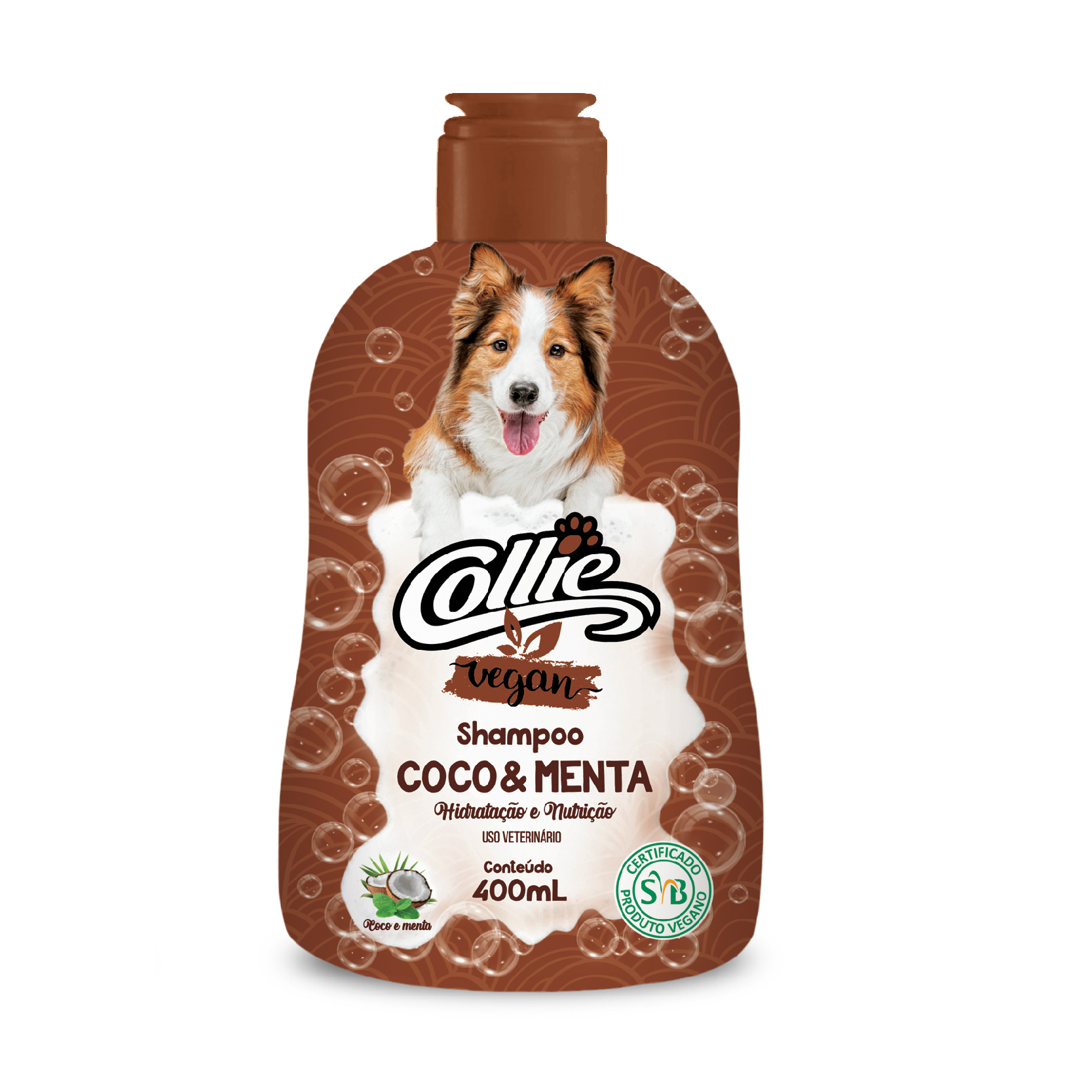 SHAMPOO COCO E MENTA COLLIE 400ML