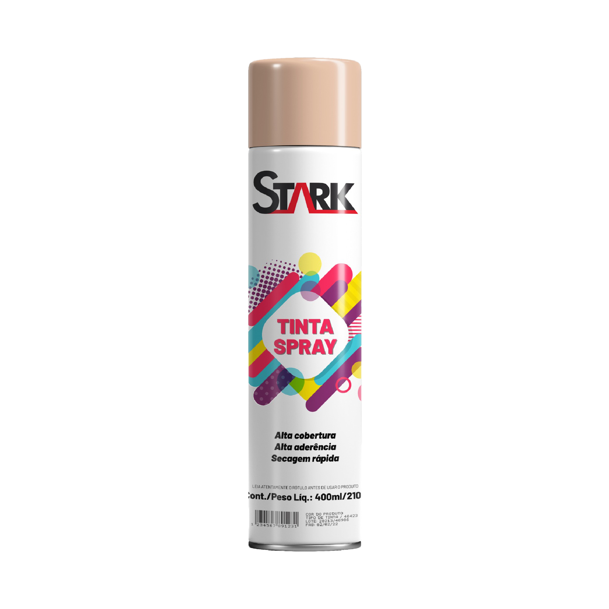 TINTA SPRAY STARK USO GERAL BEIGE NUDE 400ML S.E