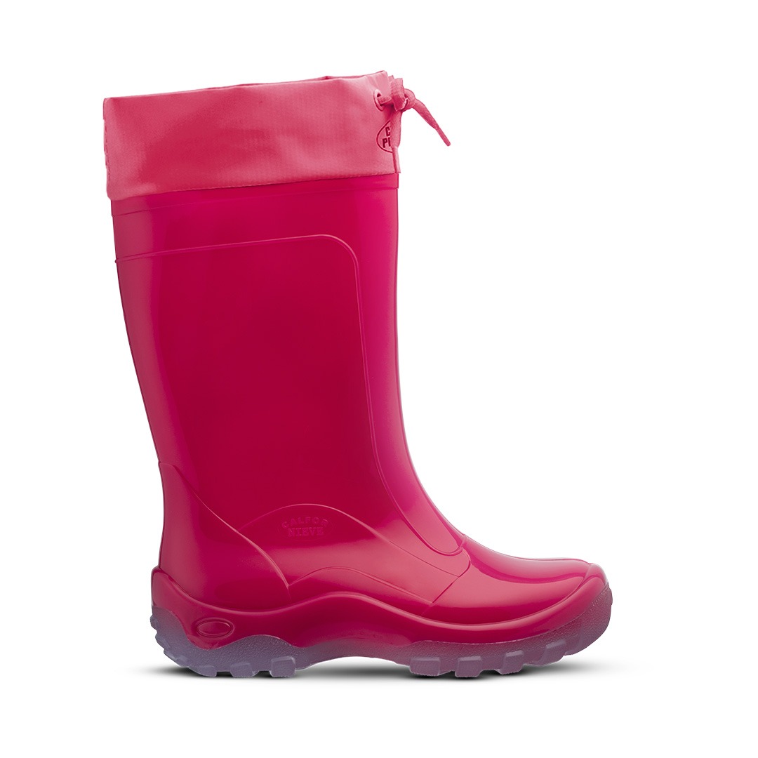 BOTA CALFOR INFANTIL NIEVE PINK AMARRA 32.33