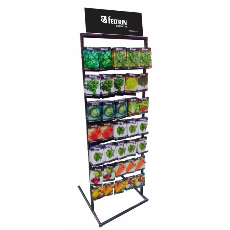 EXPOSITOR FELTRIN N 29 - 35 GANCHOS - LINHA ECONOMICA