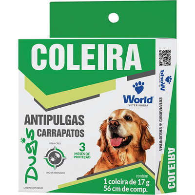 COLEIRA ANTI-PULGAS DUG S 17 G 56 CM