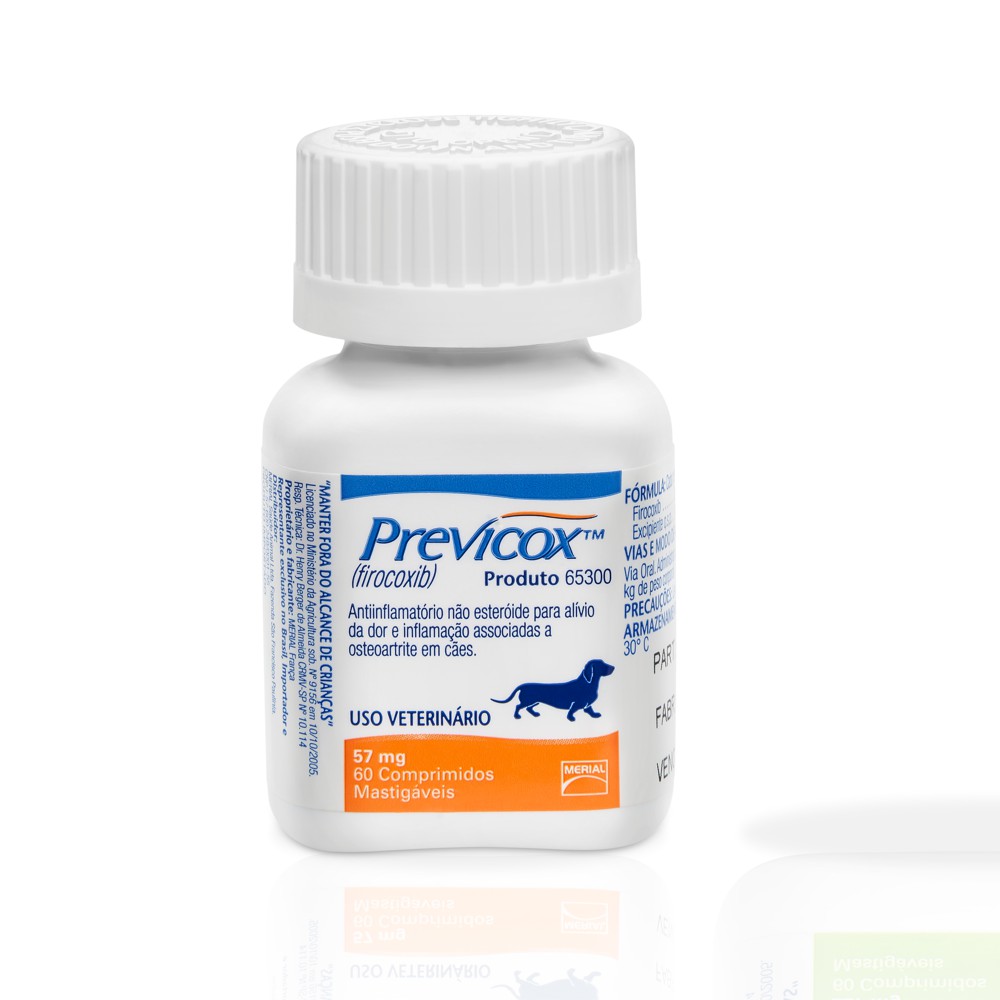 PREVICOX DOG 57 MG CAIXA C/ 60