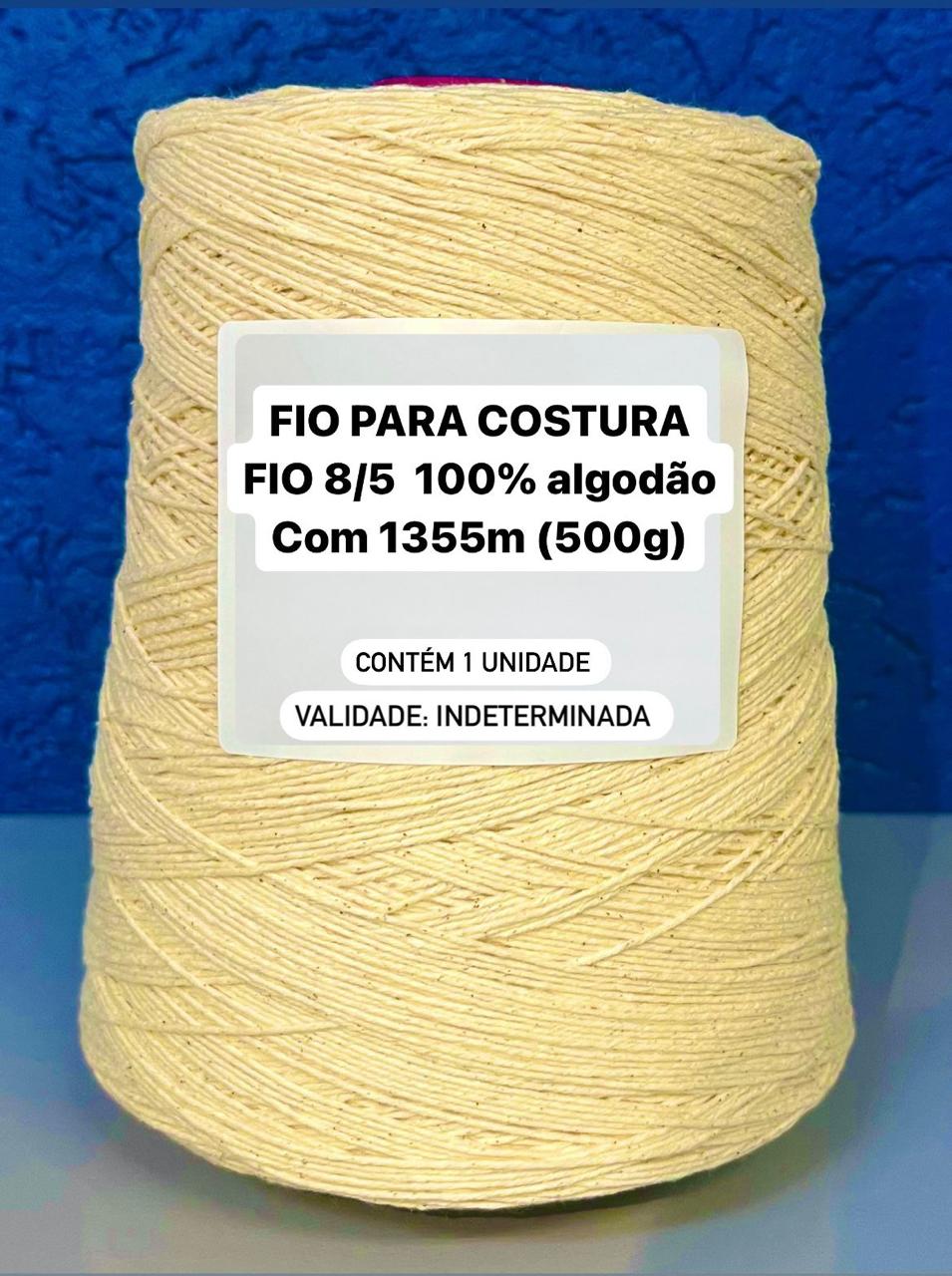 FIO 8.5 ALGODAO - 1.355 MTS - 500 GRAMAS
