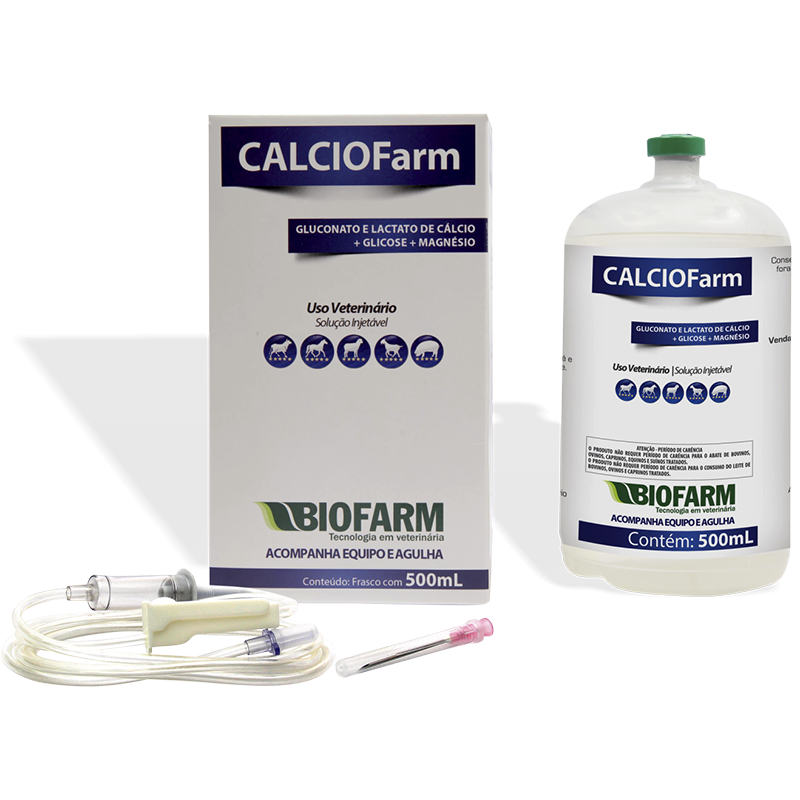 CALCIOFARM 500 ML COM EQUIPO