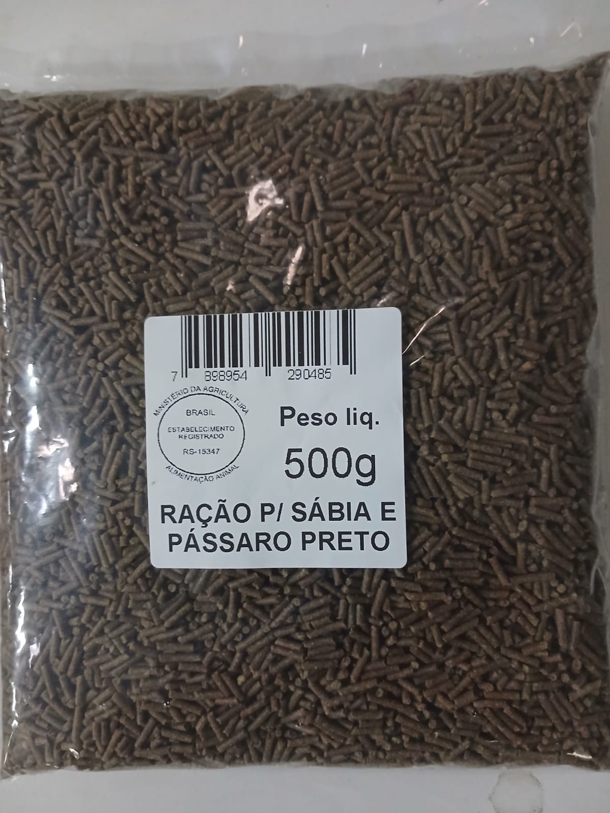 MISTURA SABIA PASSARO PRETO 500 G
