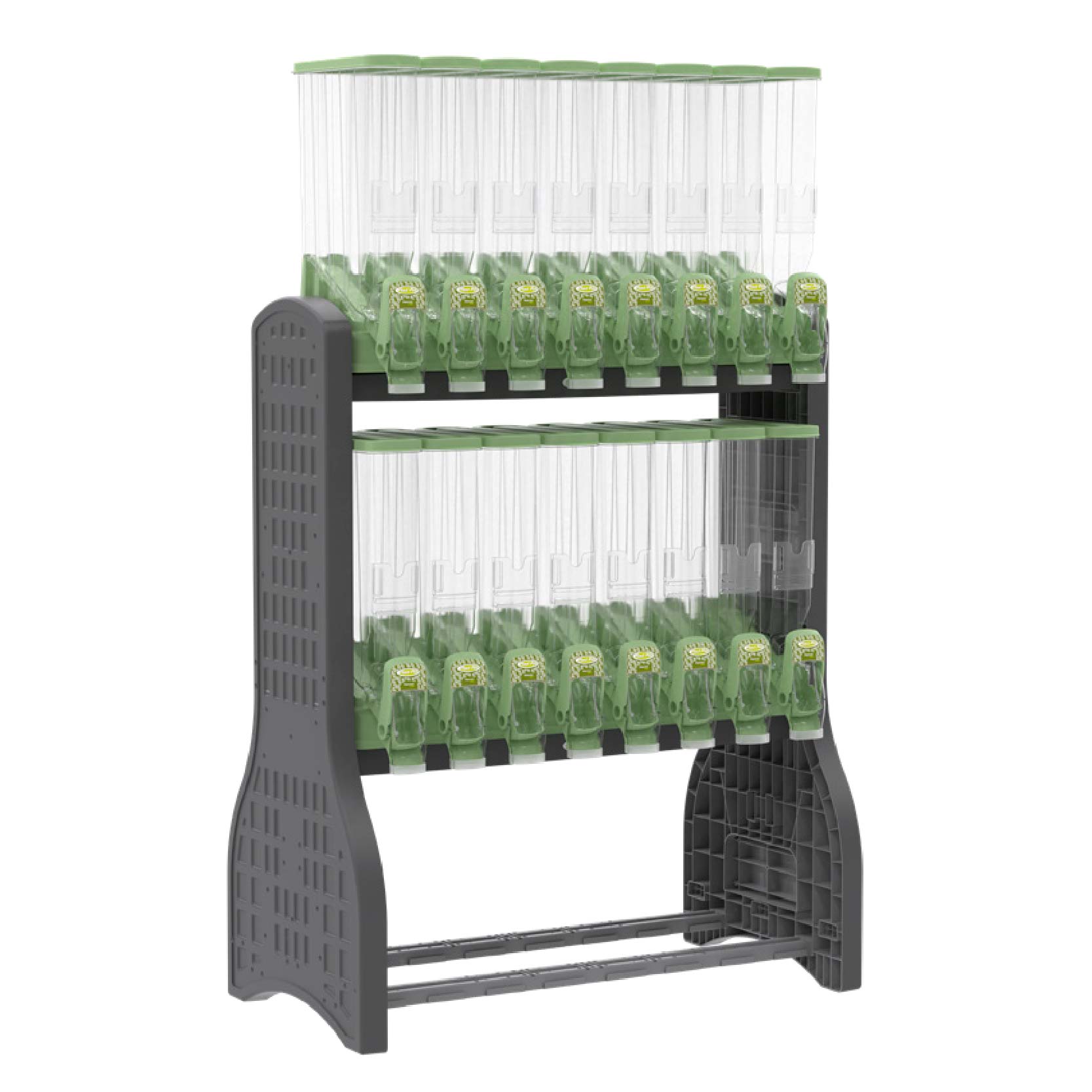 MOVEL DISPENSER PRO 16 X 25 LITROS - VERDE OLIVA