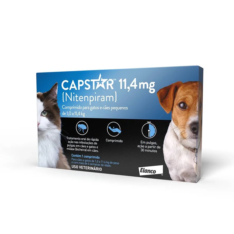 CAPSTAR 11.4 MG C/ 6 COMPRIMIDOS