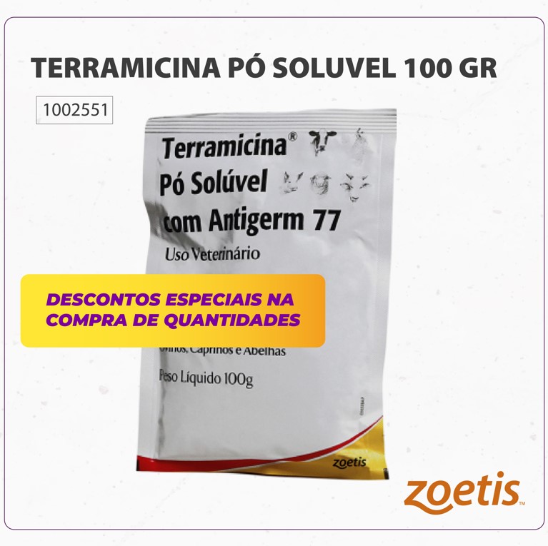 TERRAMICINA PO SOLUVEL 100 GR