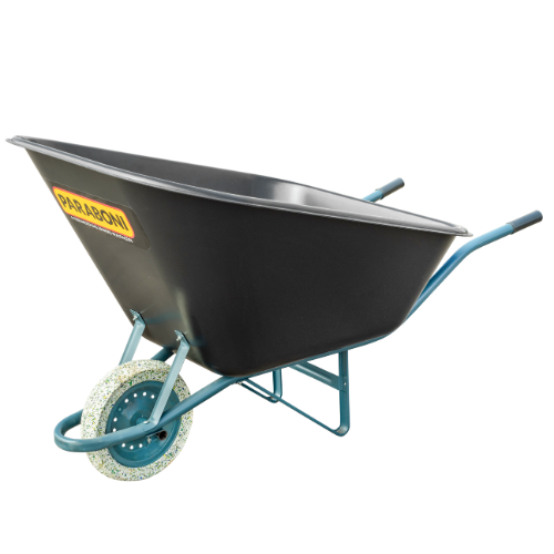 CARRINHO DE MAO 160 LITROS CACAMBA PLASTICA PRETA