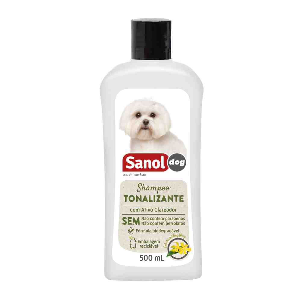 SHAMPOO DOG TONALIZANTE PARA PELOS CLAROS 500 ML