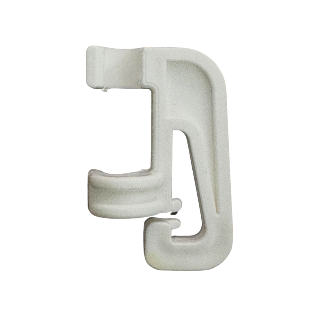 CLIP PLASTICO PARA VARETA FIBRA VIDRO 10 MM PCT 50 UNI