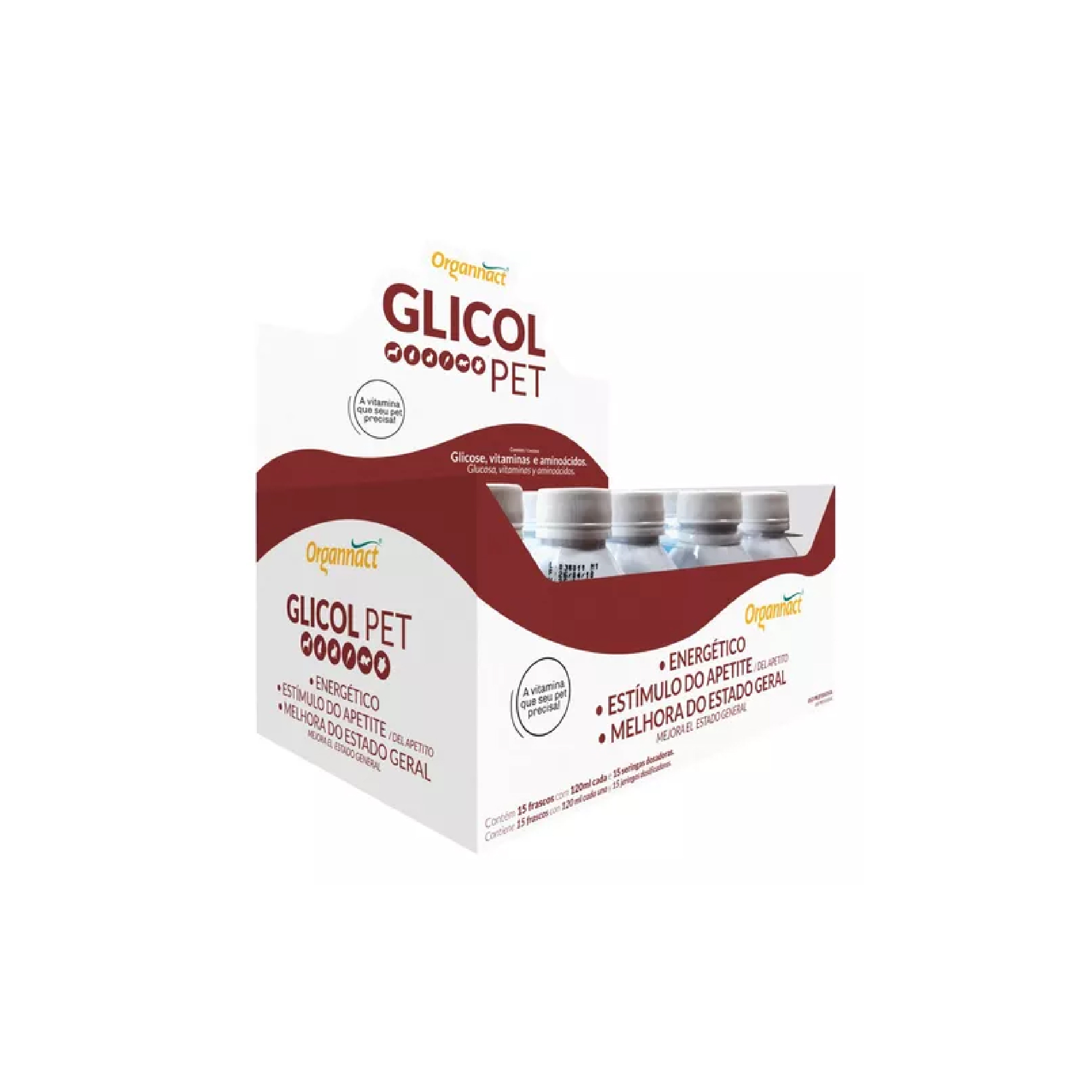 GLICOL PET DISPLAY 15X120ML