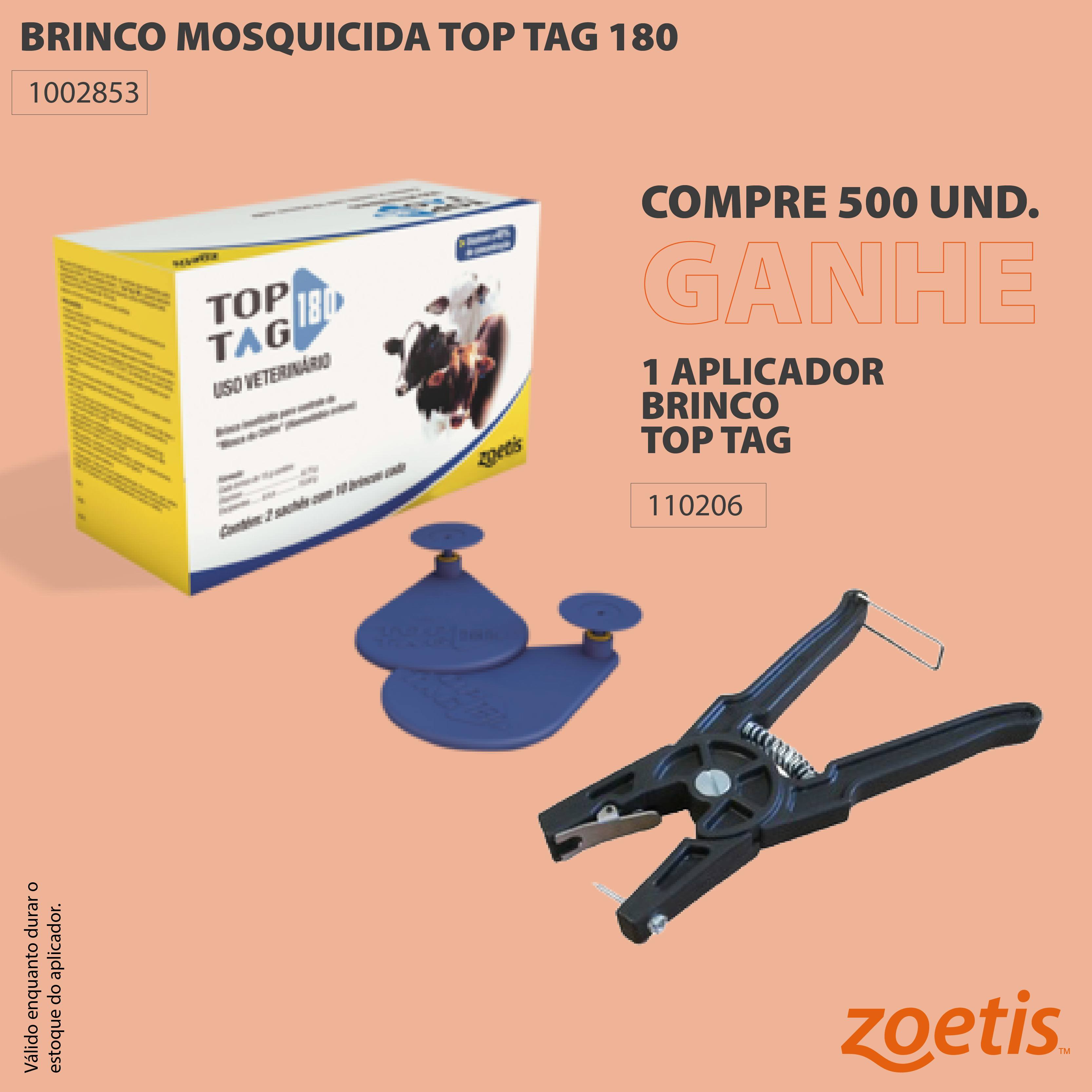BRINCO MOSQUICIDA TOP TAG 180