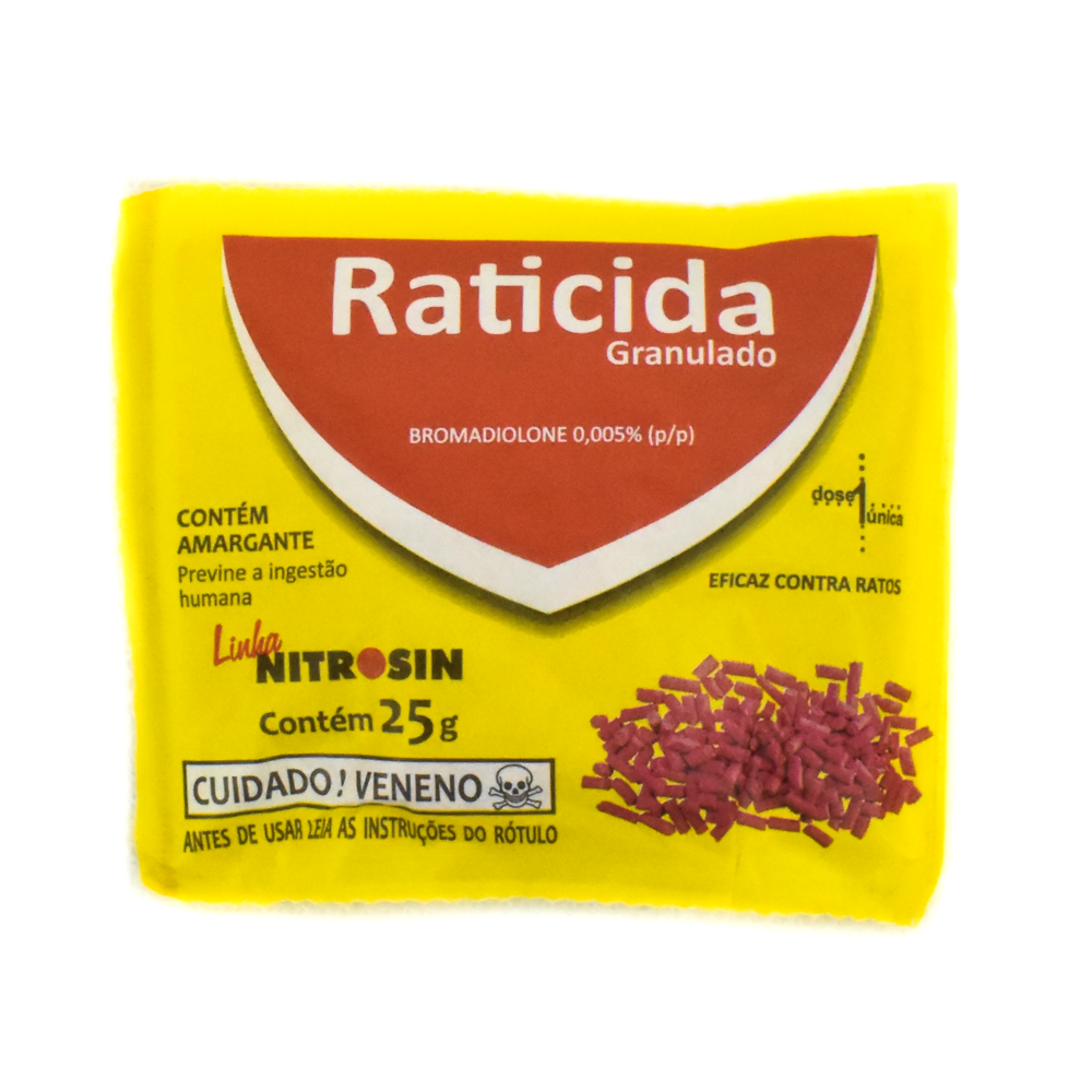 RATICIDA GRANULADO ROSA NITROSIN 80X25GR