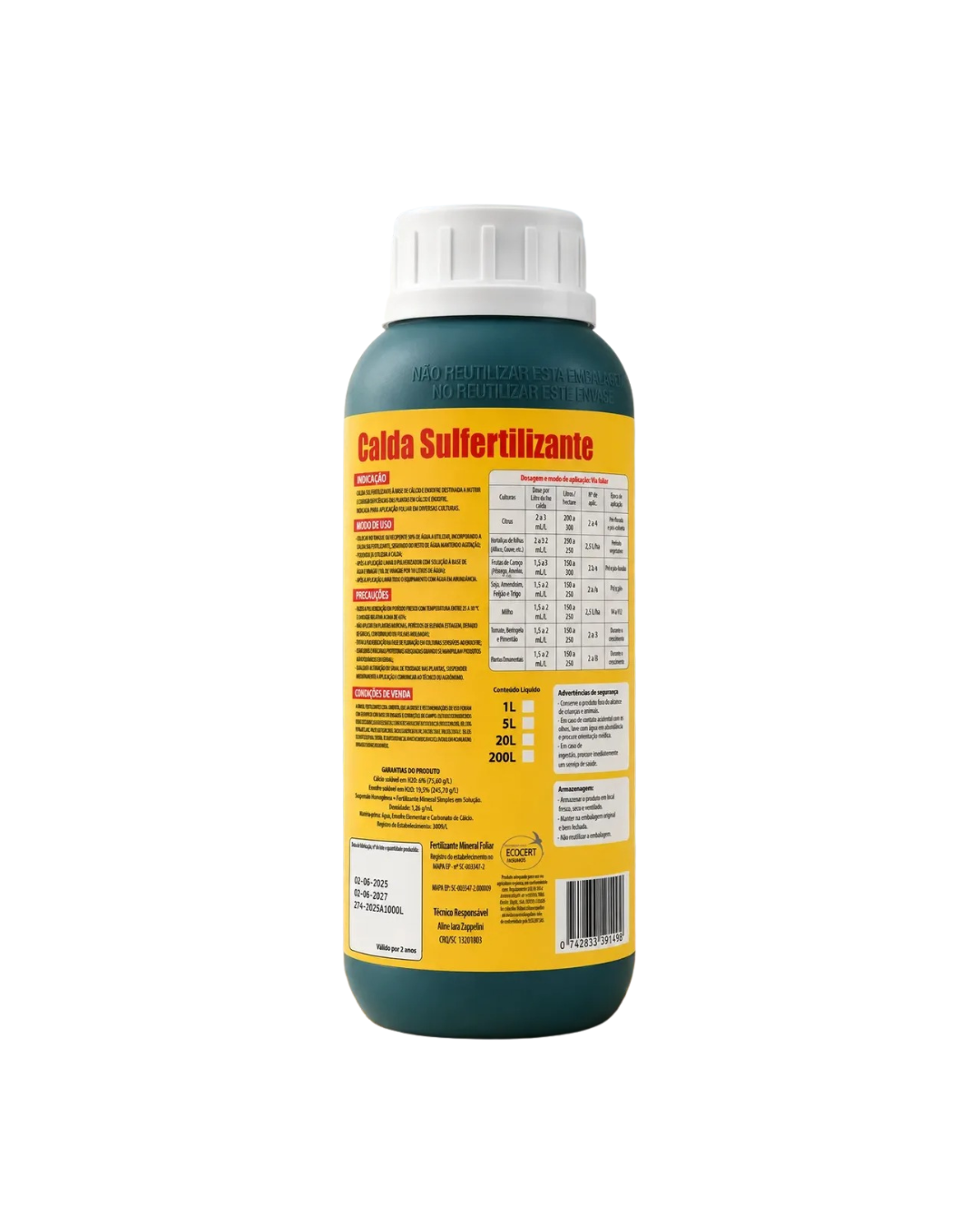 CALDA SULFOCALCICA 12X1 LT
