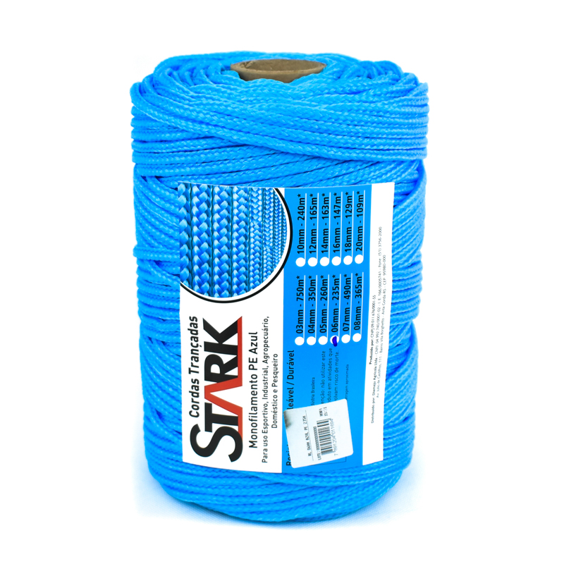 CORDA RL POLIETILENO MONOFILADA MA 05 AZUL 260 MT STARK S.E