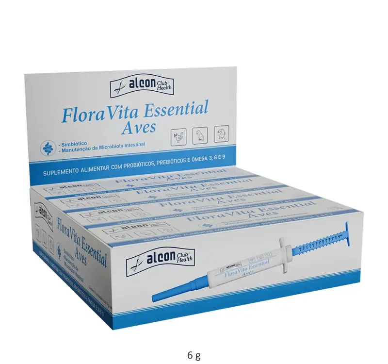 ALCON CLUB HEALTH FLORAVITA ESSENCIAL AVES 6G