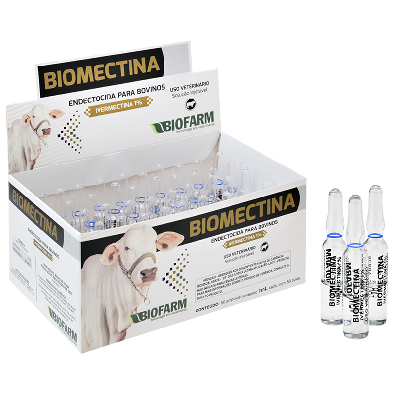 BIOMECTINA 1 ML 50 AMPOLAS