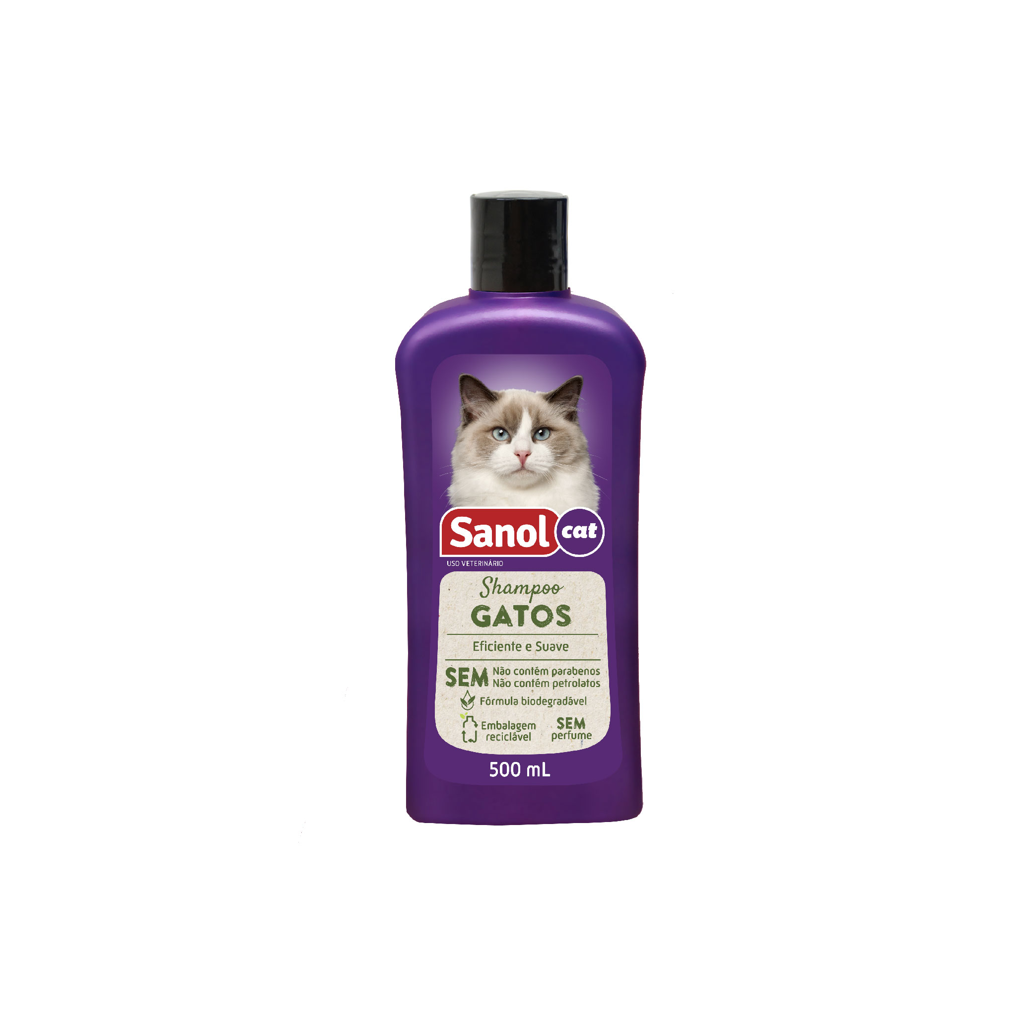 SHAMPOO VET GATOS 500 ML