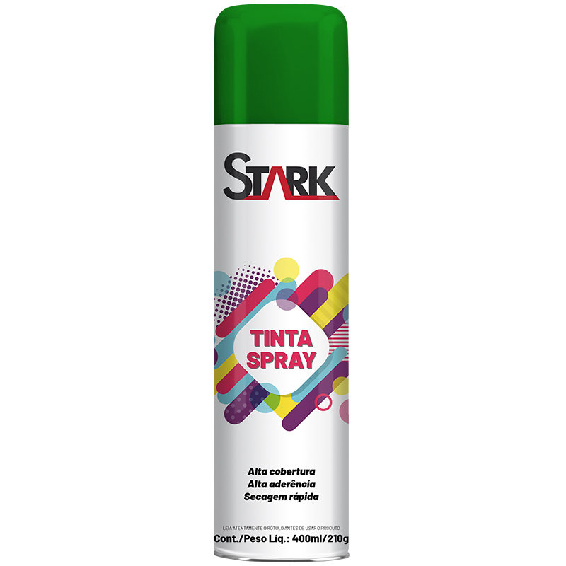 TINTA SPRAY STARK METALICA VERDE 400 ML