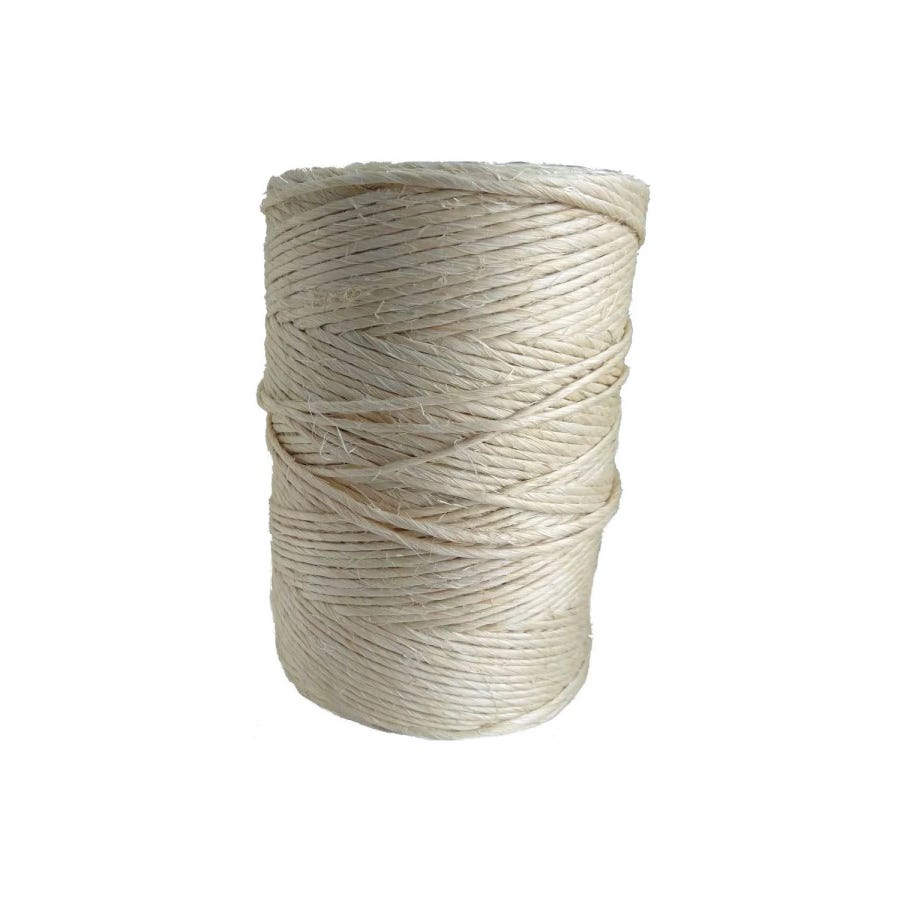 CORDA DE SISAL 3 MM (BARBANTE TORCIDO 300 MT) 1 KG