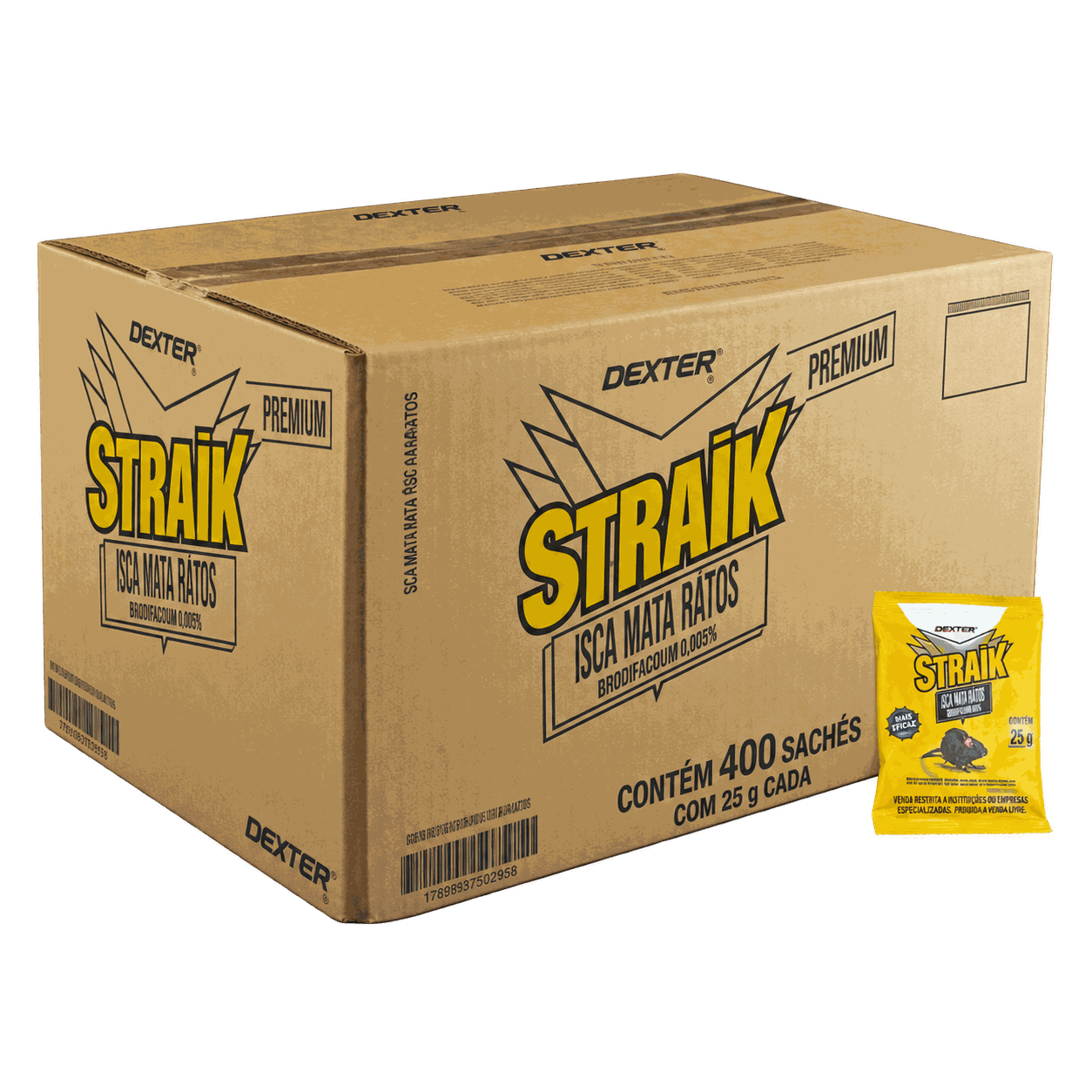 RATICIDA STRAIK 400X25 G