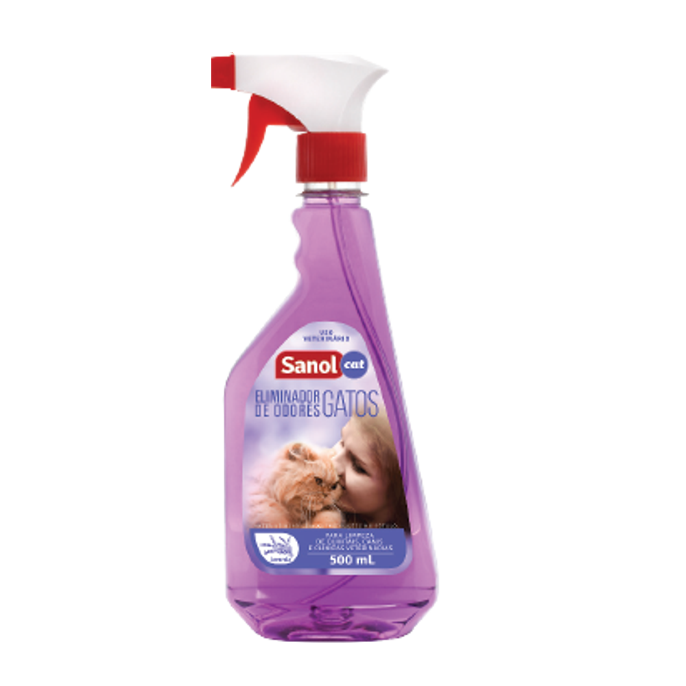 ELIMINADOR DE ODORES GATO LAVANDA SPRAY 500 ML