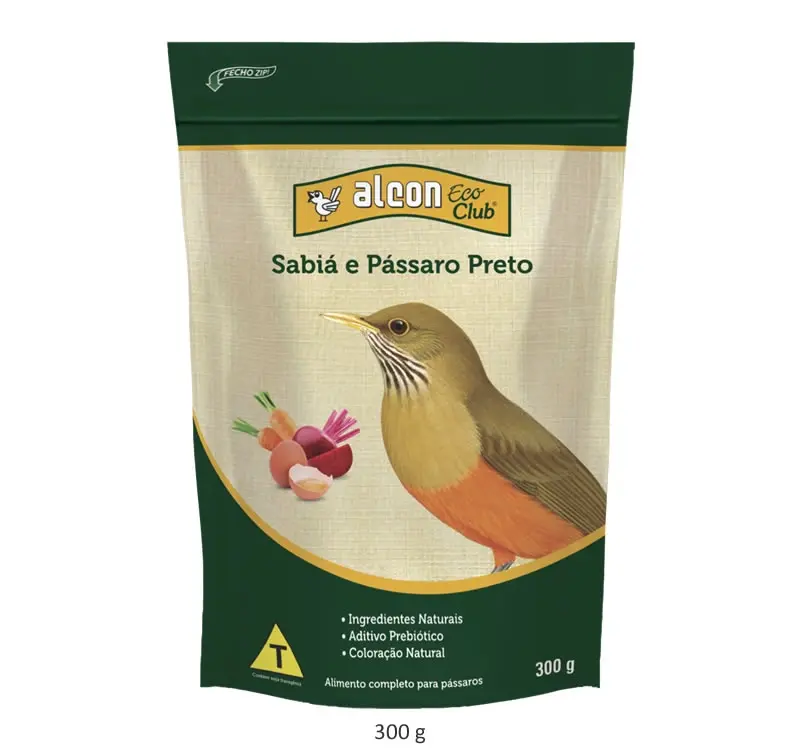 ALCON ECO CLUB SABIA E PASSARO PRETO 300G