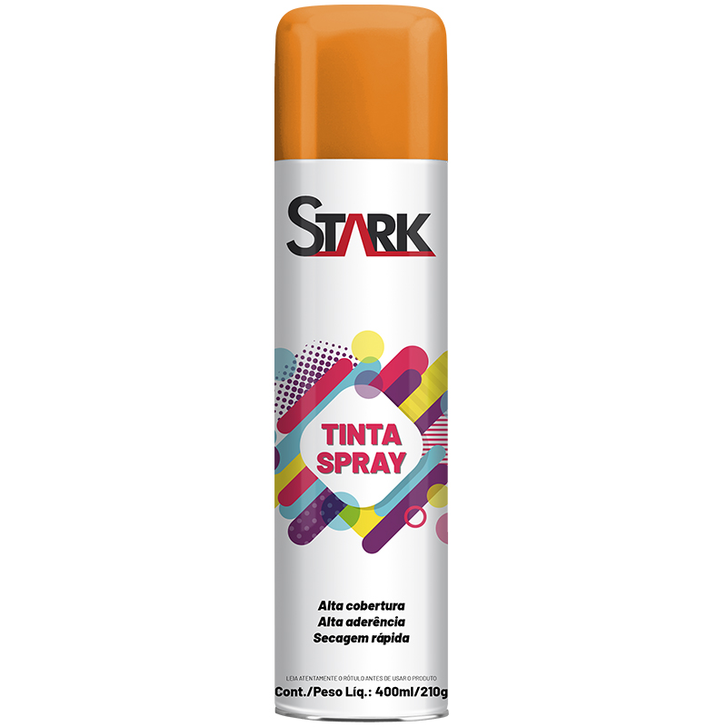 TINTA SPRAY STARK USO GERAL LARANJA 400 ML