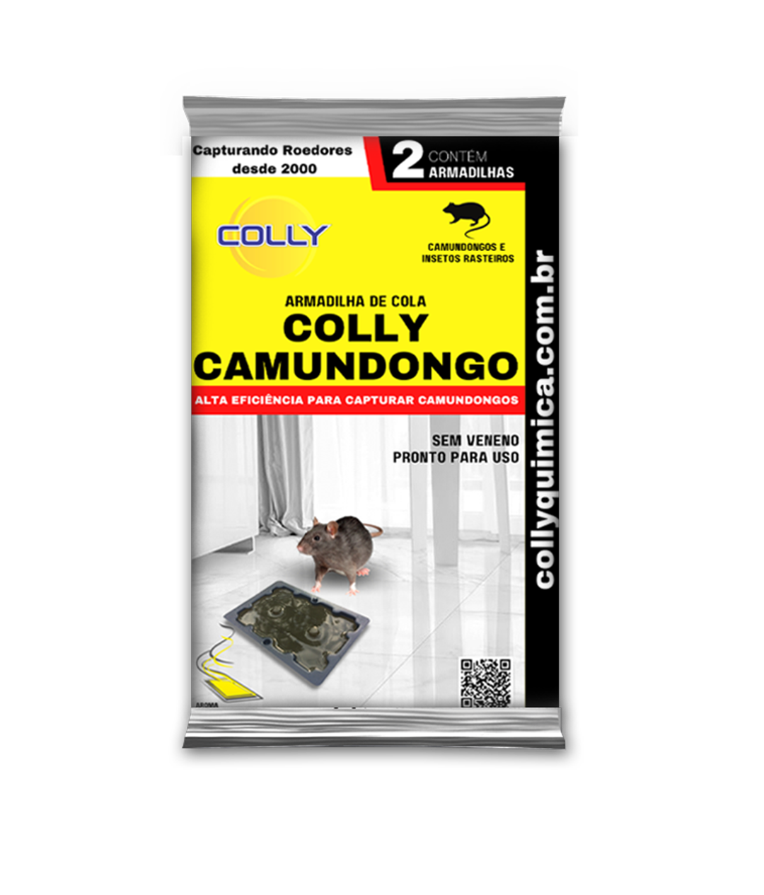ARMADILHA ADESIVA CAMUNDONGO COLLY