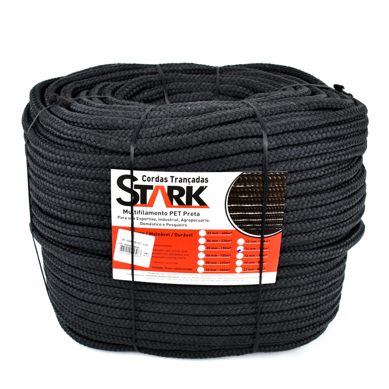 CORDA RL TR PET MA16 PRETA 94 MT STARK