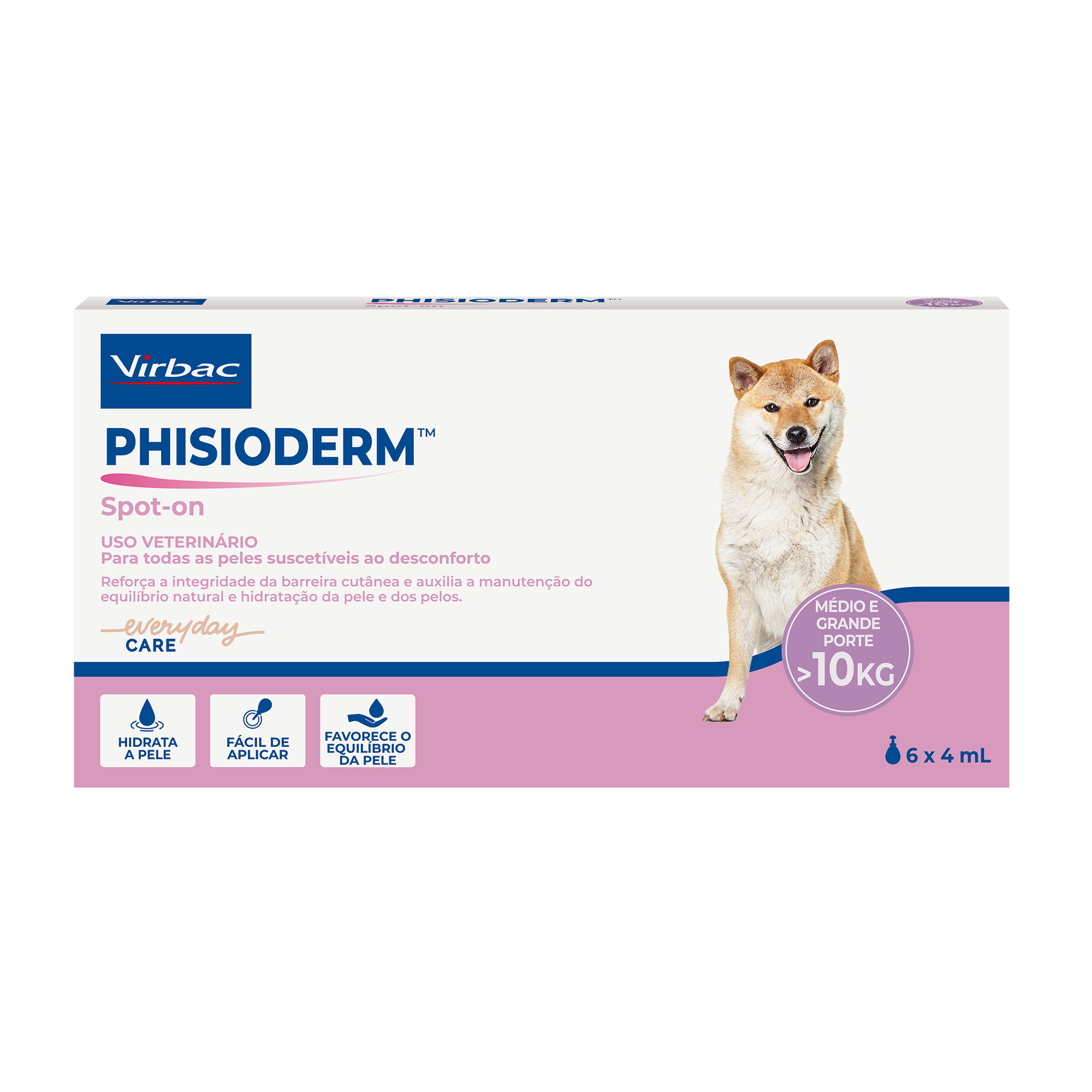 PHISIODERM SPOT ON 4 ML 6  PIPETA