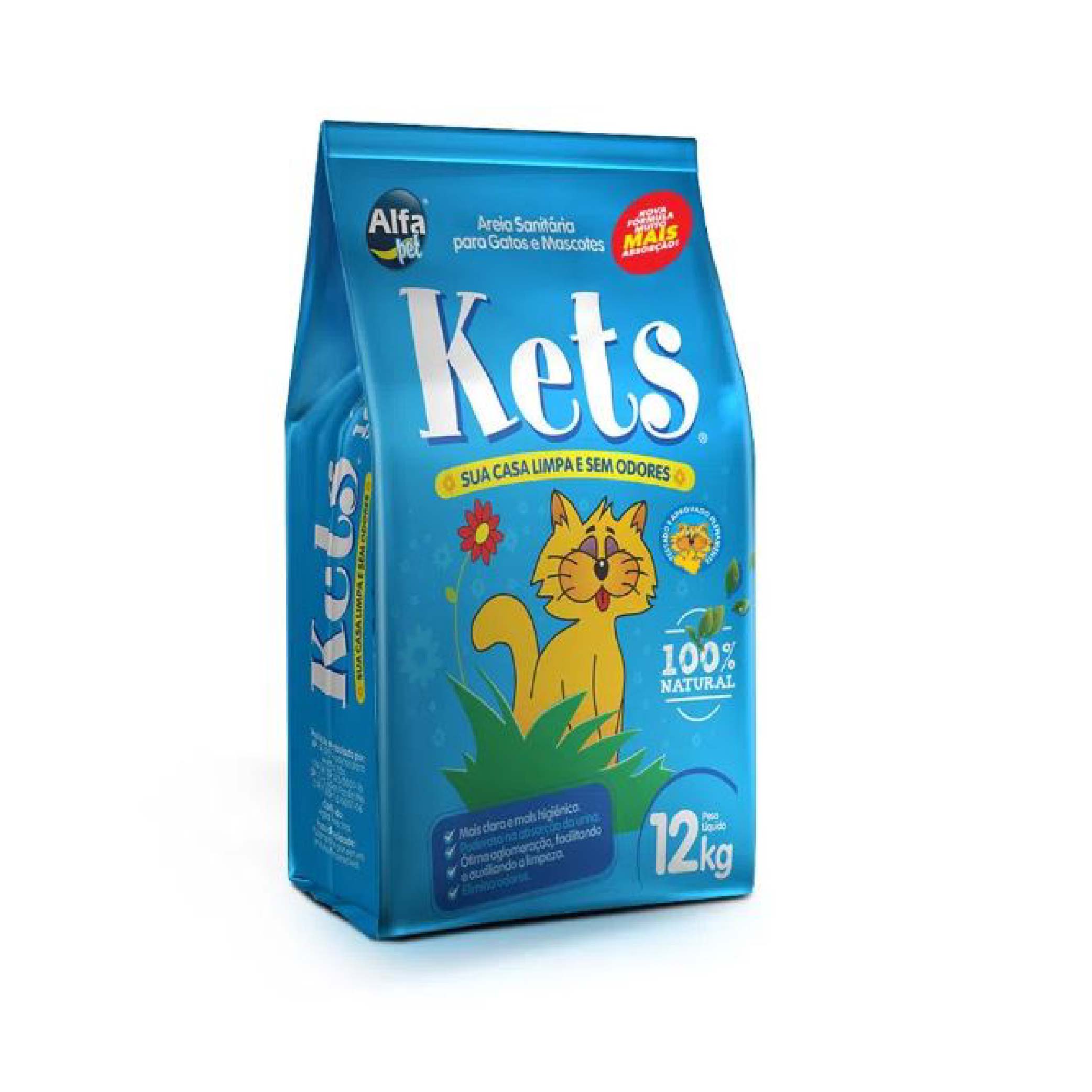 GRANULADO SANITARIO KETS 12 KG