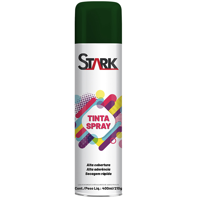 TINTA SPRAY STARK USO GERAL VERDE ESCURO 400 ML