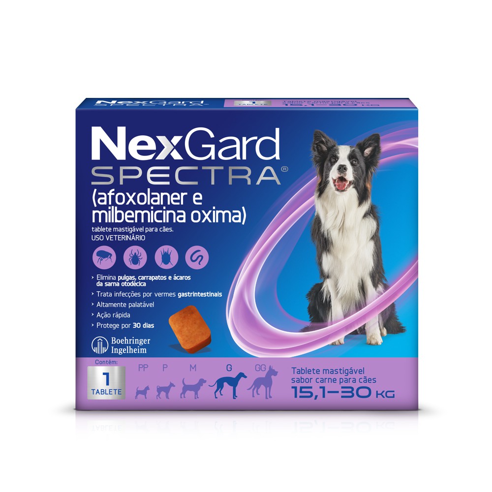 NEXGARD SPECTRA G 4.00GR (CAES DE 15,1 A 30KG)