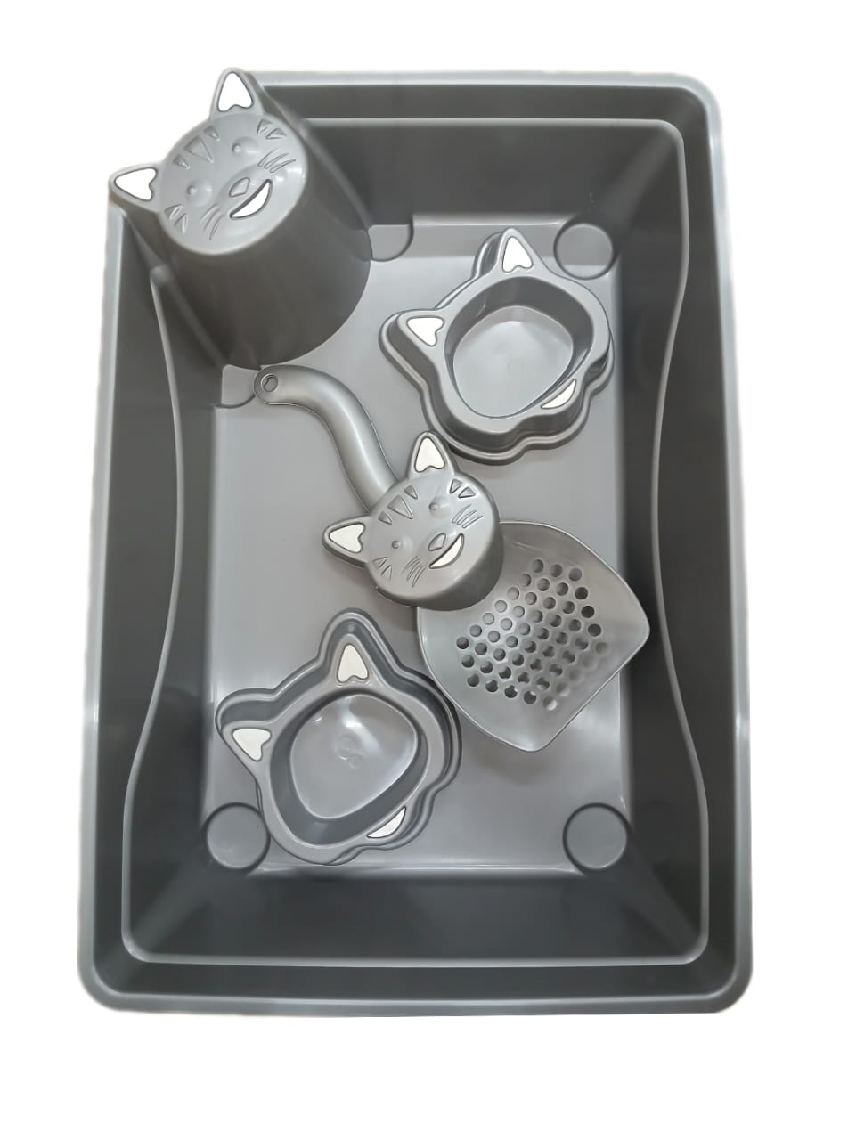 BANDEJA SANITARIA KIT CARINHA DE GATO STARK